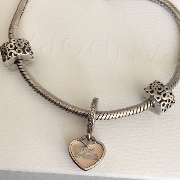 Pandora bracelet and charms - Picture 2 of 3